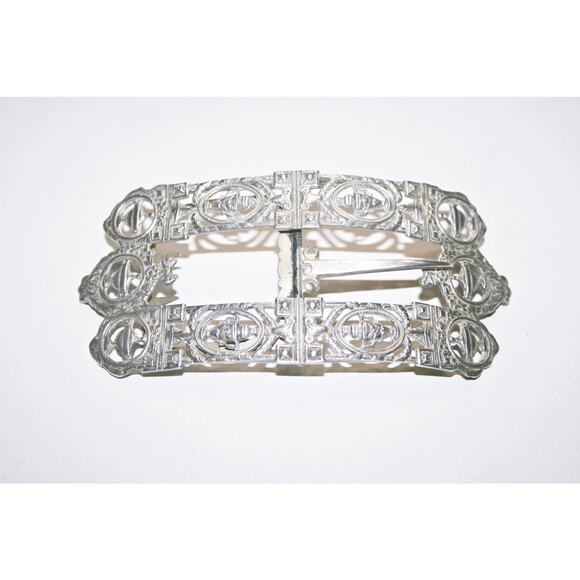 Antique German Hanau Silver Buckle main image 9